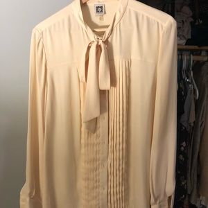 Anne Klein Bow Tie Blouse